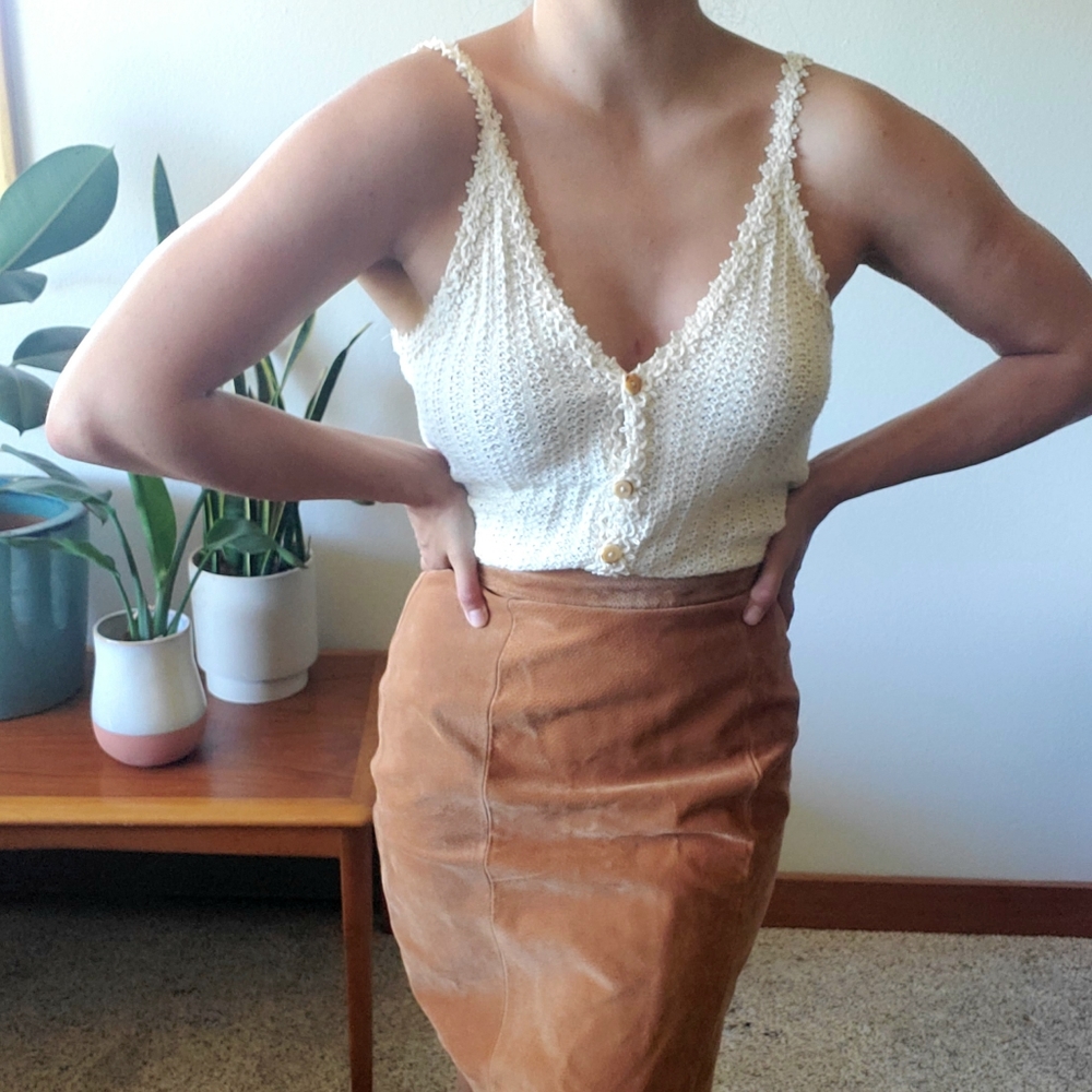 Vintage knit tank